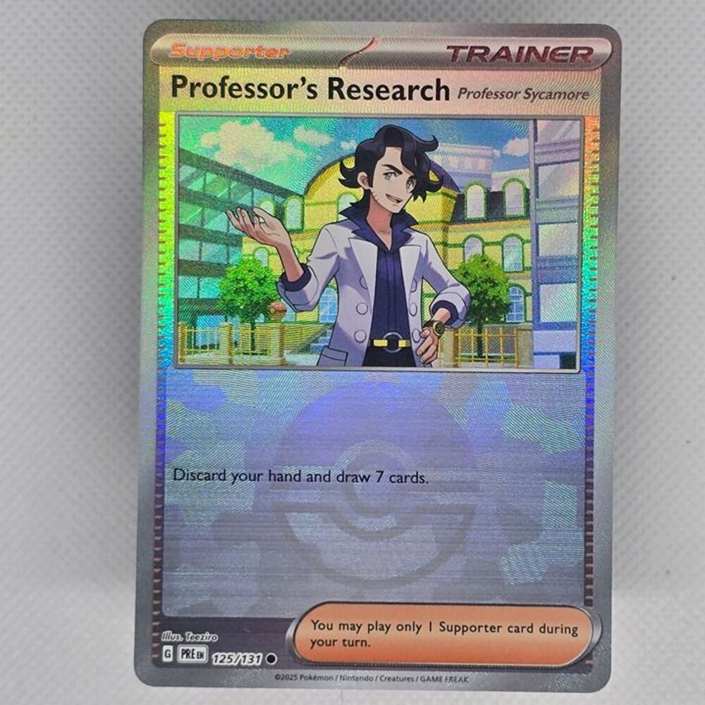 Professor's Research Professor Sycamore 125 Poke Ball Pokemon Prismatic